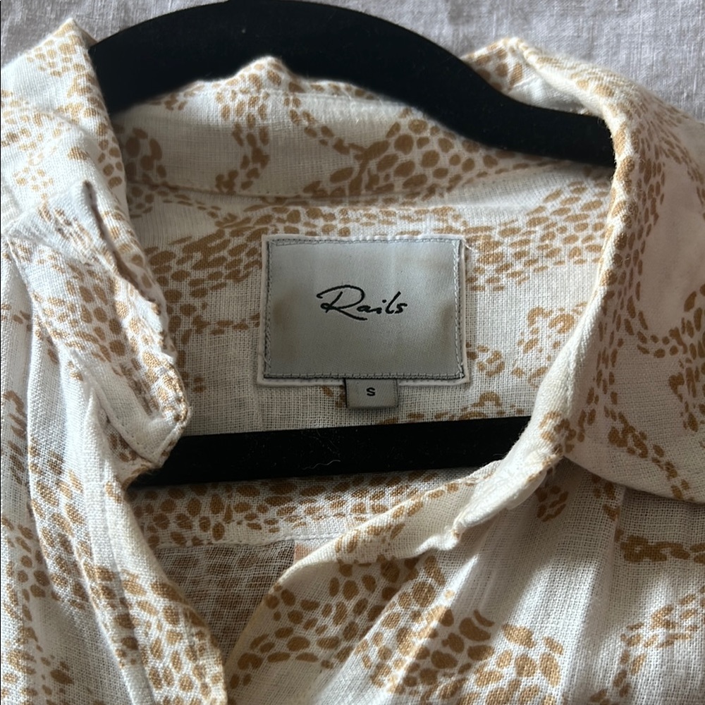 Linen Patterned Shirt - Picture 3 of 4